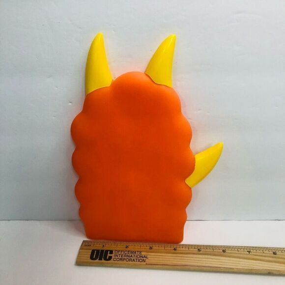 ryan’s world replacement hand toy monster dino orange yellow soft rubber play - Picture 2 of 3
